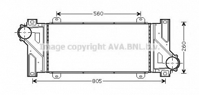 AVA QUALITY COOLING ms4448 -  Интеркулер